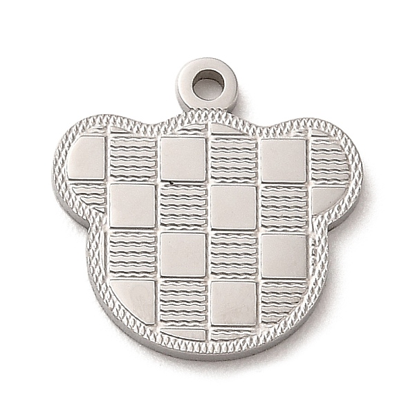 PandaHall 304 Stainless Steel Pendants, Bear Head Charm, Stainless Steel Color, 15x14.5x1mm, Hole: 1.2mm 304 Stainless Steel Bear
PandaHall 304 Stainless Steel Pendants, Bear Head Charm, Stainless Steel Color, 15x14.5x1mm, Hole: 1.2mm 304 Stainless Steel Bear