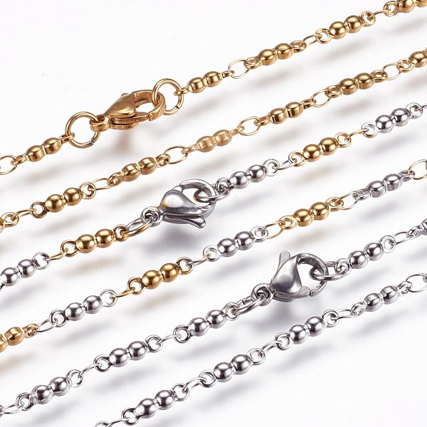 PandaHall 304 Stainless Steel Chain Necklaces, with Lobster Claw Clasps, Flat Round, Mixed Color, 17.7 inch(45cm) 304 Stainless Steel..., Multicolor
PandaHall 304 Stainless Steel Chain Necklaces, with Lobster Claw Clasps, Flat Round, Mixed Color, 17.7 inch(45cm) 304 Stainless Steel..., Multicolor