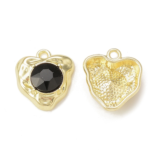 PandaHall Rack Plating Alloy Glass Pendants, Golden, Heart Charms, Black, 17.5x15.5x5.5mm, Hole: 1.8mm Alloy+Glass Heart Black
PandaHall Rack Plating Alloy Glass Pendants, Golden, Heart Charms, Black, 17.5x15.5x5.5mm, Hole: 1.8mm Alloy+Glass Heart Black