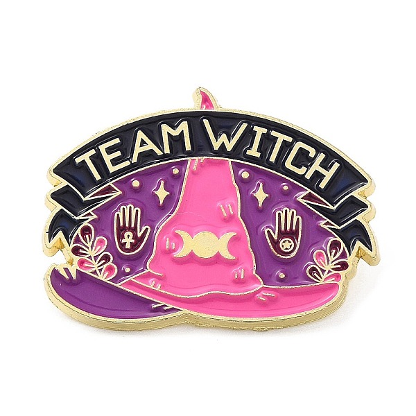 PandaHall Magic Theme Enamel Pin, Light Gold Zinc Alloy Brooch for Backpack Clothes, Hat, 23x30.5x1.5mm Alloy+Enamel Hat
PandaHall Magic Theme Enamel Pin, Light Gold Zinc Alloy Brooch for Backpack Clothes, Hat, 23x30.5x1.5mm Alloy+Enamel Hat