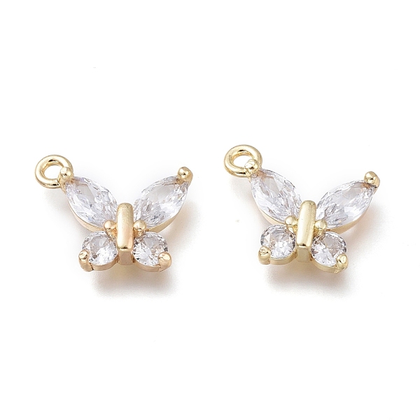 PandaHall Brass Micro Clear Cubic Zirconia Pendants, Long-Lasting Plated, Butterfly Shape, Real 14K Gold Plated, 15.5x12.7x3.4mm, Hole...
PandaHall Brass Micro Clear Cubic Zirconia Pendants, Long-Lasting Plated, Butterfly Shape, Real 14K Gold Plated, 15.5x12.7x3.4mm, Hole...