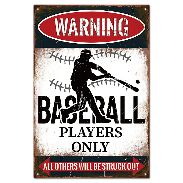 PandaHall Vintage Metal Tin Sign, Iron Wall Decor for Bars, Restaurants, Cafe Pubs, Rectangle, Baseball, 300x200x0.5mm Iron Baseball
PandaHall Vintage Metal Tin Sign, Iron Wall Decor for Bars, Restaurants, Cafe Pubs, Rectangle, Baseball, 300x200x0.5mm Iron Baseball