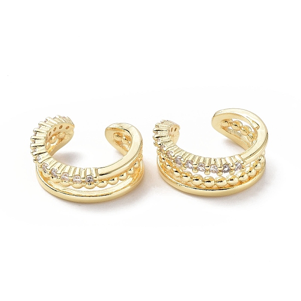 PandaHall Clear Cubic Zirconia Cuff Earrings, Brass Jewelry for Women, Real 18K Gold Plated, 16x7mm Cubic Zirconia Clear
PandaHall Clear Cubic Zirconia Cuff Earrings, Brass Jewelry for Women, Real 18K Gold Plated, 16x7mm Cubic Zirconia Clear