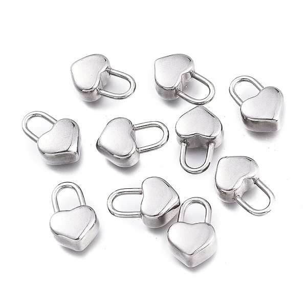 PandaHall 304 Stainless Steel Pendants, Heart Lock, Stainless Steel Color, 16.5x10.8x6.4mm, Hole: 7.5x4.5mm 304 Stainless Steel Lock
PandaHall 304 Stainless Steel Pendants, Heart Lock, Stainless Steel Color, 16.5x10.8x6.4mm, Hole: 7.5x4.5mm 304 Stainless Steel Lock