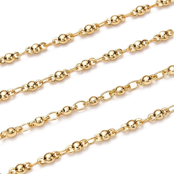 PandaHall Brass Link Chains, with Spool, Long-lasting Plated, Soldered, Oval & Round, Golden, Round: 6x2.5x2mm, Oval: 3.5x2.5x0.3mm, about...
PandaHall Brass Link Chains, with Spool, Long-lasting Plated, Soldered, Oval & Round, Golden, Round: 6x2.5x2mm, Oval: 3.5x2.5x0.3mm, about...