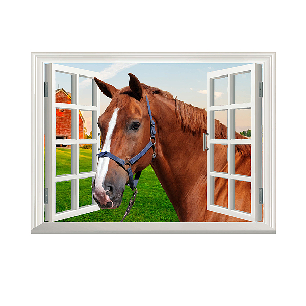PandaHall PVC Wall Stickers, Wall Decoration, Horse Pattern, 290x800mm, 2pcs/set PVC Horse
PandaHall PVC Wall Stickers, Wall Decoration, Horse Pattern, 290x800mm, 2pcs/set PVC Horse