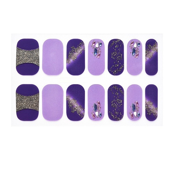 PandaHall Full Cover Ombre Nails Wraps, Glitter Powder Color Street Nail Strips, Self-Adhesive, for Nail Tips Decorations, Lilac, 24x8mm..., Purple
PandaHall Full Cover Ombre Nails Wraps, Glitter Powder Color Street Nail Strips, Self-Adhesive, for Nail Tips Decorations, Lilac, 24x8mm..., Purple