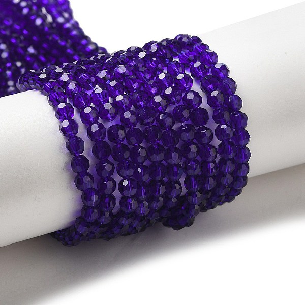 PandaHall Transparent Glass Beads Strands, Faceted(32 Facets), Round, Blue Violet, 4mm, Hole: 0.7mm, about 87~93pcs/strand, 32~33cm Glass...
PandaHall Transparent Glass Beads Strands, Faceted(32 Facets), Round, Blue Violet, 4mm, Hole: 0.7mm, about 87~93pcs/strand, 32~33cm Glass...