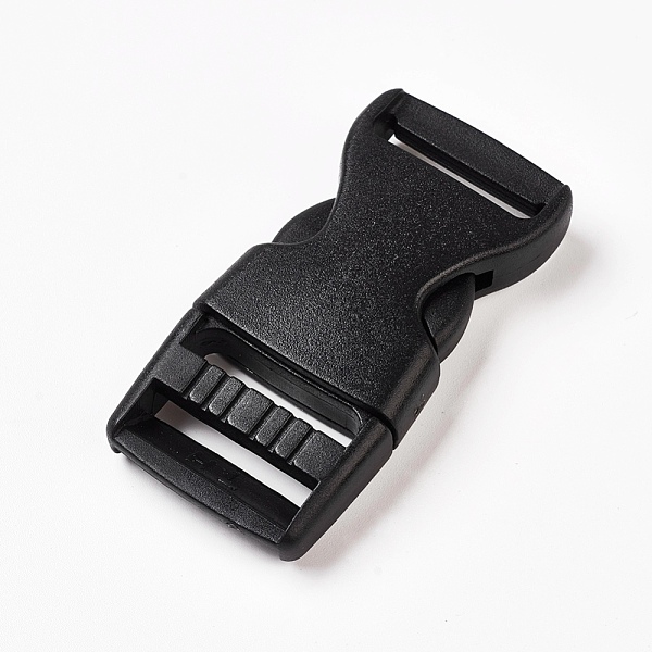 PandaHall PP Plastic Side Release Buckles, Survival Bracelet Clasps, Black, 65x32x12mm, Hole: 4x25mm Plastic Black
PandaHall PP Plastic Side Release Buckles, Survival Bracelet Clasps, Black, 65x32x12mm, Hole: 4x25mm Plastic Black