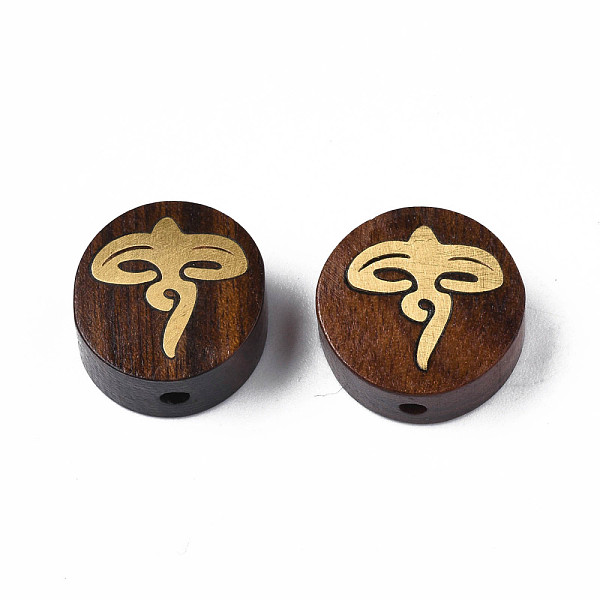PandaHall Natural Rosewood Undyed Beads, with Raw(Unplated) Brass Slices, Flat Round, Saddle Brown, 14x7mm, Hole: 1.8mm Rosewood Others
PandaHall Natural Rosewood Undyed Beads, with Raw(Unplated) Brass Slices, Flat Round, Saddle Brown, 14x7mm, Hole: 1.8mm Rosewood Others