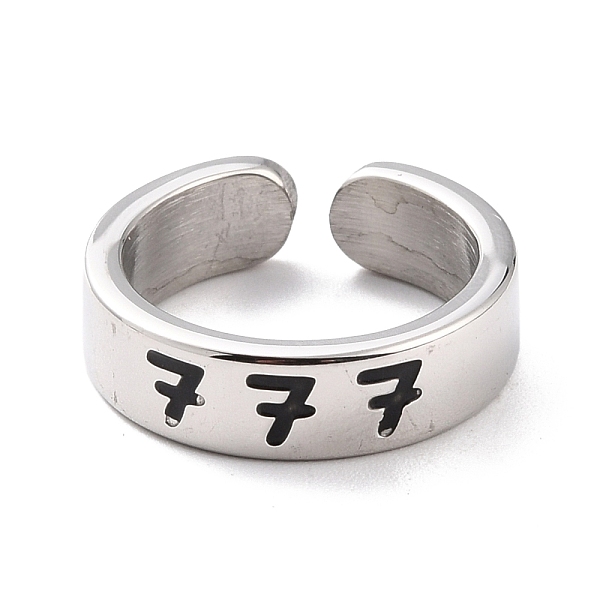 PandaHall Angel Number Rings for Women, 304 Stainless Steel Enamel Cuff Finger Rings, Num.7, US Size 6 3/4(17.1mm) 304 Stainless Steel...
PandaHall Angel Number Rings for Women, 304 Stainless Steel Enamel Cuff Finger Rings, Num.7, US Size 6 3/4(17.1mm) 304 Stainless Steel...