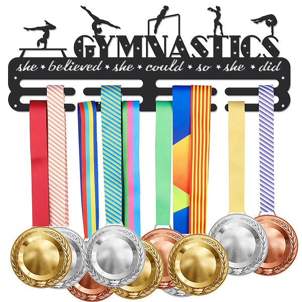 PandaHall Iron Medal Hanger Holder Display Wall Rack, with Screws, Gymnastics, 150x400mm Iron Sports
PandaHall Iron Medal Hanger Holder Display Wall Rack, with Screws, Gymnastics, 150x400mm Iron Sports