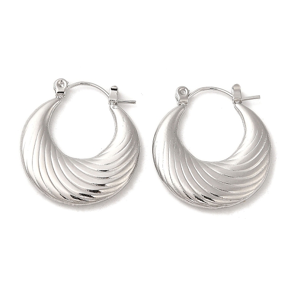 PandaHall 304 Stainless Steel Thick Hoop Earrings, Stainless Steel Color, 25x23x3mm 304 Stainless Steel Round
PandaHall 304 Stainless Steel Thick Hoop Earrings, Stainless Steel Color, 25x23x3mm 304 Stainless Steel Round