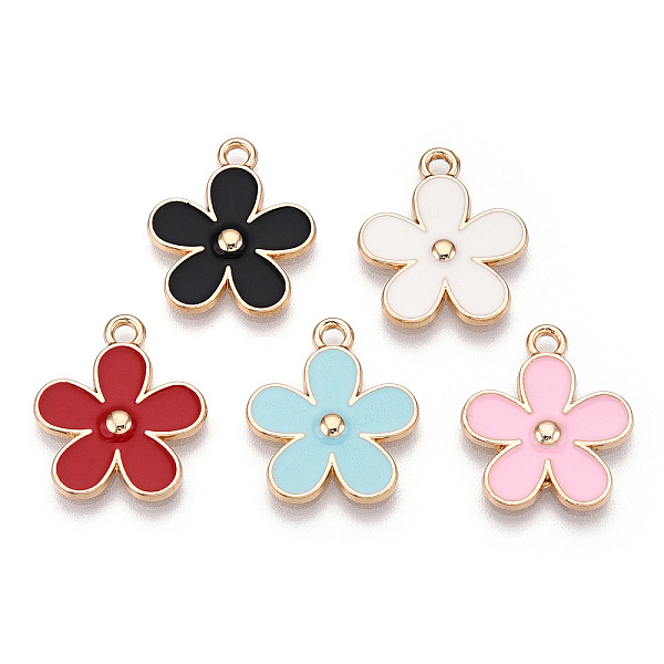 PandaHall Alloy Enamel Pendants, Cadmium Free & Lead Free, Light Gold, Flower, Mixed Color, 20x17x2mm, Hole: 2mm Alloy+Enamel Flower..., Multicolor
PandaHall Alloy Enamel Pendants, Cadmium Free & Lead Free, Light Gold, Flower, Mixed Color, 20x17x2mm, Hole: 2mm Alloy+Enamel Flower..., Multicolor