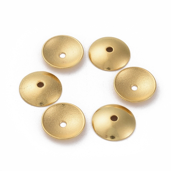 PandaHall Alloy Beads Caps, Lead Free and Cadmium Free, Golden, 13x1mm, Hole: 2mm Alloy
PandaHall Alloy Beads Caps, Lead Free and Cadmium Free, Golden, 13x1mm, Hole: 2mm Alloy