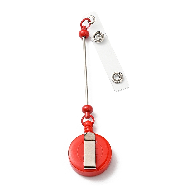 PandaHall Iron & Plastic Beadable Badge Reels, Retractable Badge Holders, Flat Round, Red, 200x32x14.5mm Iron Flat Round Red
PandaHall Iron & Plastic Beadable Badge Reels, Retractable Badge Holders, Flat Round, Red, 200x32x14.5mm Iron Flat Round Red