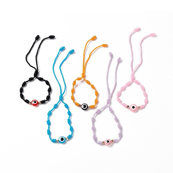 PandaHall Resin Evil Eye Braided Bead Bracelet with Knot Cord, Adjustable Lucky Bracelet for Men Women, Mixed Color, Inner Diameter..., Multicolor
PandaHall Resin Evil Eye Braided Bead Bracelet with Knot Cord, Adjustable Lucky Bracelet for Men Women, Mixed Color, Inner Diameter..., Multicolor