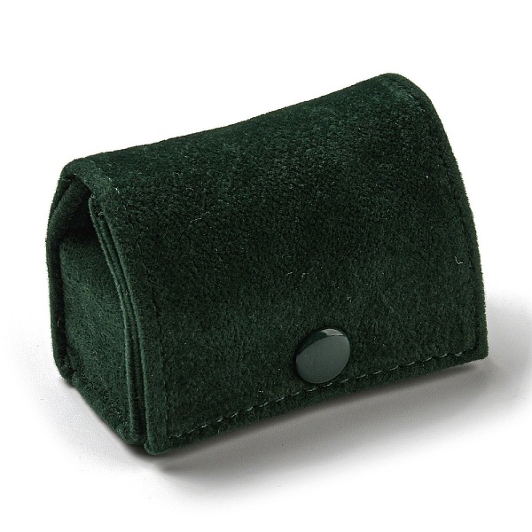 PandaHall Veleteen Ring Storage Boxes, Portable Travel Jewelry Case for Rings, Earring Studs, Bag Shape, Dark Green, 6x3x4cm Velvet Bag
PandaHall Veleteen Ring Storage Boxes, Portable Travel Jewelry Case for Rings, Earring Studs, Bag Shape, Dark Green, 6x3x4cm Velvet Bag