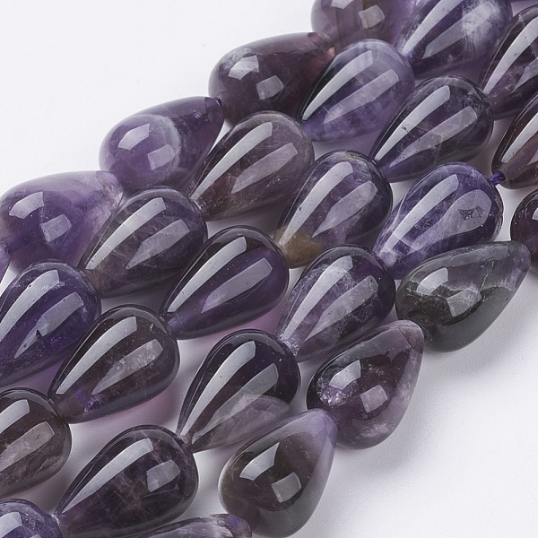 PandaHall Natural Amethyst Beads Strands, teardrop, 16x10.5mm, Hole: 1.2mm, about 25pcs/strand, 15.3 inch(39cm) Amethyst Teardrop
PandaHall Natural Amethyst Beads Strands, teardrop, 16x10.5mm, Hole: 1.2mm, about 25pcs/strand, 15.3 inch(39cm) Amethyst Teardrop