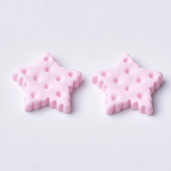 PandaHall Resin Cabochons, Star Biscuit, Pink, 20~21x21~22x4mm Resin Star Pink
PandaHall Resin Cabochons, Star Biscuit, Pink, 20~21x21~22x4mm Resin Star Pink