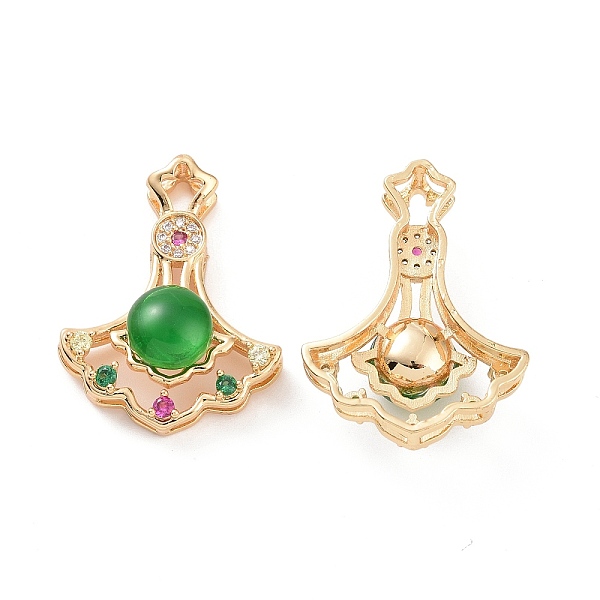 PandaHall Brass Micro Pave Cubic Zirconia Pendants, Fan Charms, Real 18K Gold Plated, 27x21x8.5mm, Hole: 4x2.8mm Brass+Cubic Zirconia Fan
PandaHall Brass Micro Pave Cubic Zirconia Pendants, Fan Charms, Real 18K Gold Plated, 27x21x8.5mm, Hole: 4x2.8mm Brass+Cubic Zirconia Fan