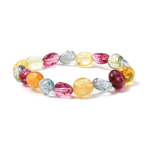 PandaHall Natural Quartz Free Form Beads Stretch Bracelet for Kid, Colorful, Inner Diameter: 1-7/8 inch(4.7cm), Beads: 8~12x6~10x5~8.5mm...
PandaHall Natural Quartz Free Form Beads Stretch Bracelet for Kid, Colorful, Inner Diameter: 1-7/8 inch(4.7cm), Beads: 8~12x6~10x5~8.5mm...