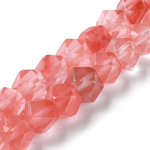 PandaHall Cherry Quartz Glass Star Cut Round Beads Strands, Faceted, 7~8.5x7~8.5x7~8.5mm, Hole: 1.2mm, about 25~26pcs/strand, 8.39''~8.62''...
PandaHall Cherry Quartz Glass Star Cut Round Beads Strands, Faceted, 7~8.5x7~8.5x7~8.5mm, Hole: 1.2mm, about 25~26pcs/strand, 8.39''~8.62''...