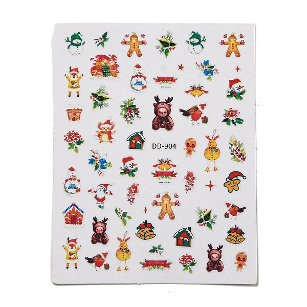 PandaHall Christmas Theme Nail Decals Stickers, PET Self-adhesive Nail Art Supplies, for Woman Girls DIY Nail Art Design, Mixed Shapes...
PandaHall Christmas Theme Nail Decals Stickers, PET Self-adhesive Nail Art Supplies, for Woman Girls DIY Nail Art Design, Mixed Shapes...