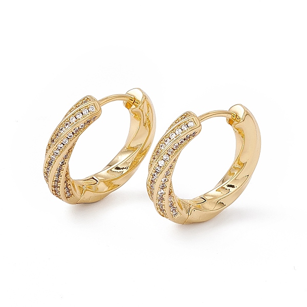 PandaHall Clear Cubic Zirconia Twist Hoop Earrings, Rack Plating Brass Jewelry for Women, Cadmium Free & Nickel Free & Lead Free, Real 18K...
PandaHall Clear Cubic Zirconia Twist Hoop Earrings, Rack Plating Brass Jewelry for Women, Cadmium Free & Nickel Free & Lead Free, Real 18K...