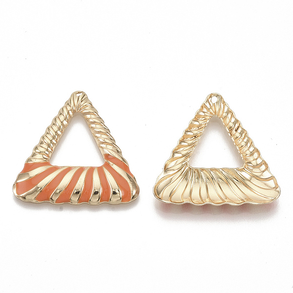 PandaHall Eco-Friendly Iron Enamel Pendants, Cadmium Free & Lead Free, Triangle, Light Gold, Tomato, 30x30.5x3mm, Hole: 1.4mm Iron+Enamel..., Red
PandaHall Eco-Friendly Iron Enamel Pendants, Cadmium Free & Lead Free, Triangle, Light Gold, Tomato, 30x30.5x3mm, Hole: 1.4mm Iron+Enamel..., Red