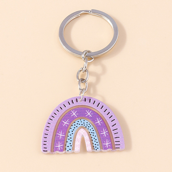 PandaHall Acrylic Rainbow Pendant Keychain, Iron Key Ring Keychain, Dark Violet, 8cm Acrylic Rainbow
PandaHall Acrylic Rainbow Pendant Keychain, Iron Key Ring Keychain, Dark Violet, 8cm Acrylic Rainbow