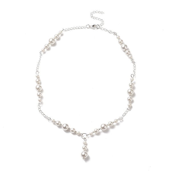 PandaHall Shell Pearl Beaded Lariat Necklace, Stainless Steel Color 304 Stainless Steel Jewelry for Women, Antique White, 17.32 inch(44cm)...
PandaHall Shell Pearl Beaded Lariat Necklace, Stainless Steel Color 304 Stainless Steel Jewelry for Women, Antique White, 17.32 inch(44cm)...