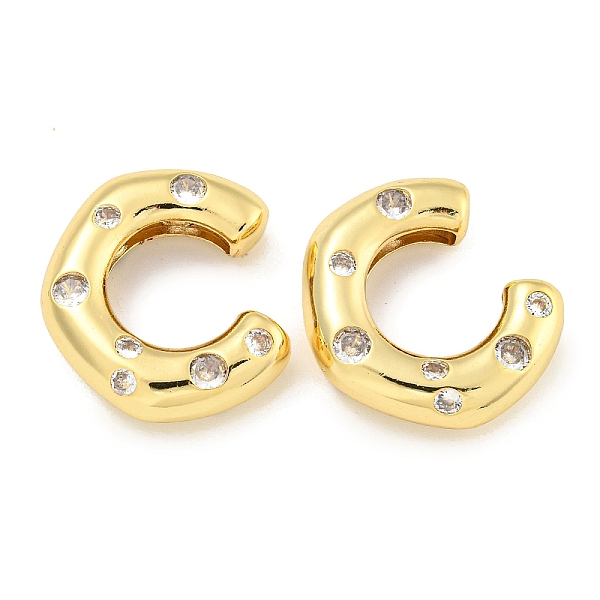 PandaHall Brass Micro Pave Cubic Zirconia Cuff Earrings, Ring, Real 18K Gold Plated, 28x7mm Cubic Zirconia Ring Clear
PandaHall Brass Micro Pave Cubic Zirconia Cuff Earrings, Ring, Real 18K Gold Plated, 28x7mm Cubic Zirconia Ring Clear