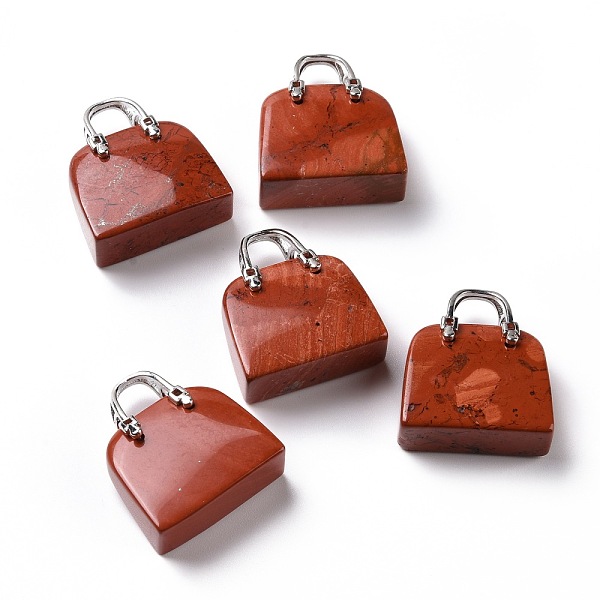 PandaHall Natural Red Jasper Brass Pendants, Platinum, Bag, 27.5x25x10mm, Hole: 6mm Red Jasper Bag
PandaHall Natural Red Jasper Brass Pendants, Platinum, Bag, 27.5x25x10mm, Hole: 6mm Red Jasper Bag