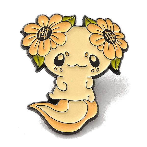 PandaHall Salamander Flower Alloy Enamel Pins, Axolotls Brooch, Wheat, 30.5x27.5x1.5mm Alloy+Enamel Other Animal Orange
PandaHall Salamander Flower Alloy Enamel Pins, Axolotls Brooch, Wheat, 30.5x27.5x1.5mm Alloy+Enamel Other Animal Orange