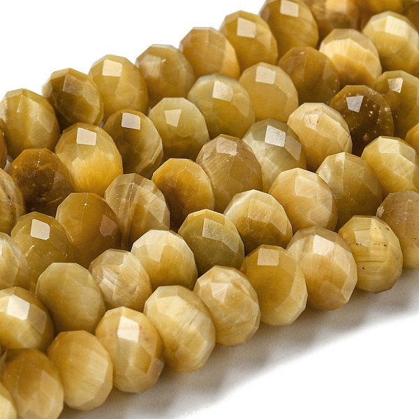 PandaHall Natural Tiger Eye Beads Strands, Faceted, Rondelle, Gold, 8~8.5x5~5.5mm, Hole: 1mm, about 71pcs/strand, 15.31''(38.9cm) Tiger Eye...
PandaHall Natural Tiger Eye Beads Strands, Faceted, Rondelle, Gold, 8~8.5x5~5.5mm, Hole: 1mm, about 71pcs/strand, 15.31''(38.9cm) Tiger Eye...