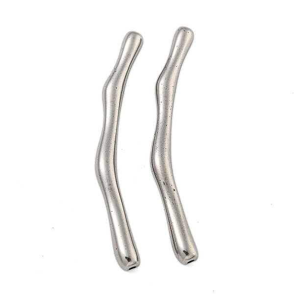 PandaHall 304 Stainless Steel Beads, Curved Tube, Stainless Steel Color, 65x5.5x5mm, Hole: 1.8mm 304 Stainless Steel Tube
PandaHall 304 Stainless Steel Beads, Curved Tube, Stainless Steel Color, 65x5.5x5mm, Hole: 1.8mm 304 Stainless Steel Tube