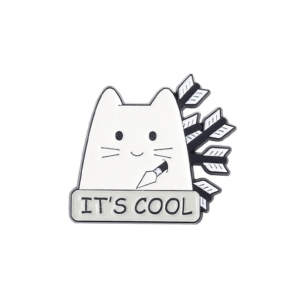 PandaHall Cute White Cat Alloy with Enamel Brooch, White, 23x23mm Alloy+Enamel Cat Shape White
PandaHall Cute White Cat Alloy with Enamel Brooch, White, 23x23mm Alloy+Enamel Cat Shape White