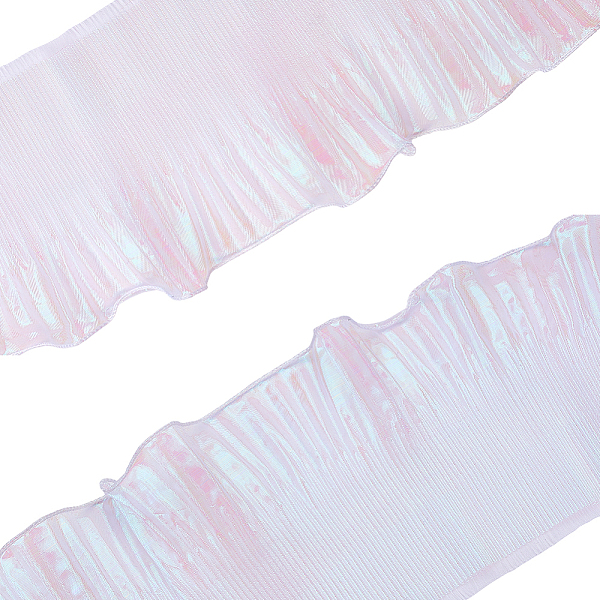 PandaHall GORGECRAFT 5Yds x 6" Pleated Satin Organza Lace Ribbon Retro Ruffle Trim Chiffon Iridescent White Sheer Ribbon Tulle Fabric...
PandaHall GORGECRAFT 5Yds x 6" Pleated Satin Organza Lace Ribbon Retro Ruffle Trim Chiffon Iridescent White Sheer Ribbon Tulle Fabric...