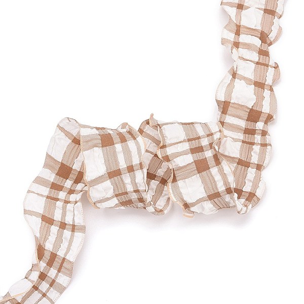 PandaHall 20 Yards Polyester Ruffled Ribbon, Pleated Tartan Ribbon for Wedding, Gift, Party Decoration, Camel, 1-1/2 inch(38mm), about 20.00..., Brown
PandaHall 20 Yards Polyester Ruffled Ribbon, Pleated Tartan Ribbon for Wedding, Gift, Party Decoration, Camel, 1-1/2 inch(38mm), about 20.00..., Brown
