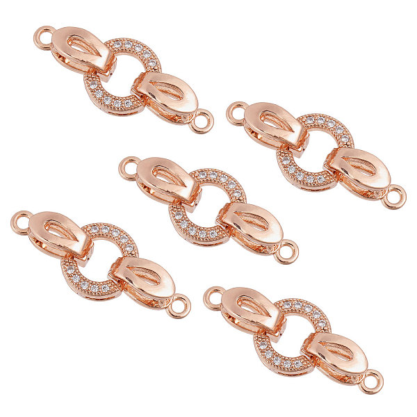 PandaHall CHGCRAFT 5 Sets Brass Micro Pave Clear Cubic Zirconia Fold Over Clasps, Heart, Real Rose Gold Plated, 18mm, Heart: 8x11x1.5mm...
PandaHall CHGCRAFT 5 Sets Brass Micro Pave Clear Cubic Zirconia Fold Over Clasps, Heart, Real Rose Gold Plated, 18mm, Heart: 8x11x1.5mm...