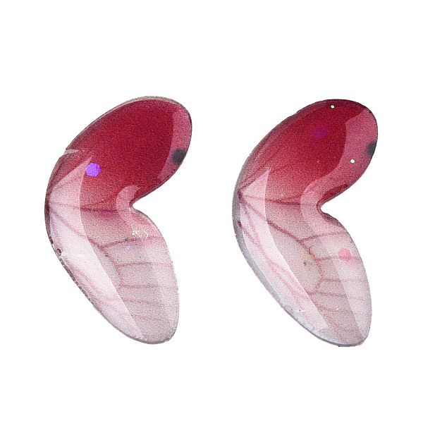 PandaHall Transparent Epoxy Resin Cabochons, with Sequins, Wing, FireBrick, 20x10.5x2mm Epoxy Resin Wing Red
PandaHall Transparent Epoxy Resin Cabochons, with Sequins, Wing, FireBrick, 20x10.5x2mm Epoxy Resin Wing Red