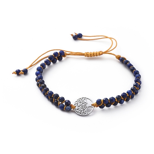 PandaHall Adjustable Nylon Thread Braided Beads Bracelets, with Natural Lapis Lazuli(Dyed) Beads and 316 Surgical Stainless Steel Micro Pave...
PandaHall Adjustable Nylon Thread Braided Beads Bracelets, with Natural Lapis Lazuli(Dyed) Beads and 316 Surgical Stainless Steel Micro Pave...