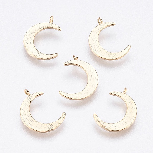PandaHall Brass Pendants, Nickel Free, Real 18K Gold Plated, Moon, 16.5x12x3mm, Hole: 1mm Brass Moon
PandaHall Brass Pendants, Nickel Free, Real 18K Gold Plated, Moon, 16.5x12x3mm, Hole: 1mm Brass Moon