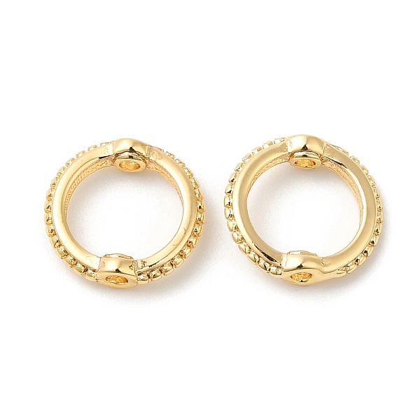 PandaHall Brass Bead Frames, Ring, Real 18K Gold Plated, 8.5~9x2mm, Hole: 1mm, Inner Diameter: 6.5mm Brass Ring
PandaHall Brass Bead Frames, Ring, Real 18K Gold Plated, 8.5~9x2mm, Hole: 1mm, Inner Diameter: 6.5mm Brass Ring