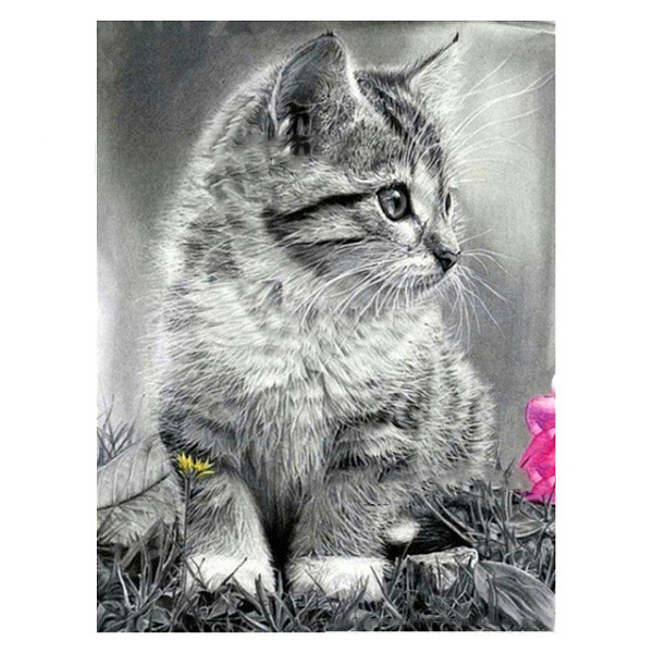 PandaHall DIY Cat Diamond Painting Kits, including Canvas, Resin Rhinestones, Diamond Sticky Pen, Tray Plate and Glue Clay, Cat, Gray...
PandaHall DIY Cat Diamond Painting Kits, including Canvas, Resin Rhinestones, Diamond Sticky Pen, Tray Plate and Glue Clay, Cat, Gray...