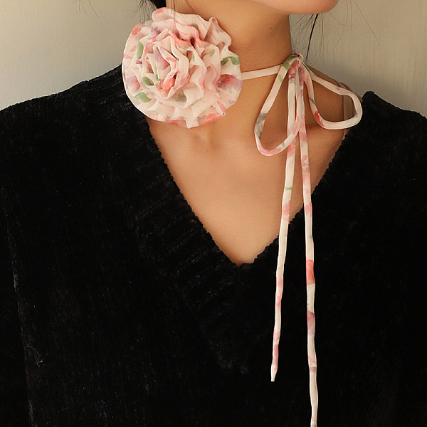 PandaHall Flower Pattern Fabric Rose Tie Choker Necklaces for Women, Adjustable Jewelry for Birthday Wedding Party, Pink, 56.69~56.89inch...
PandaHall Flower Pattern Fabric Rose Tie Choker Necklaces for Women, Adjustable Jewelry for Birthday Wedding Party, Pink, 56.69~56.89inch...