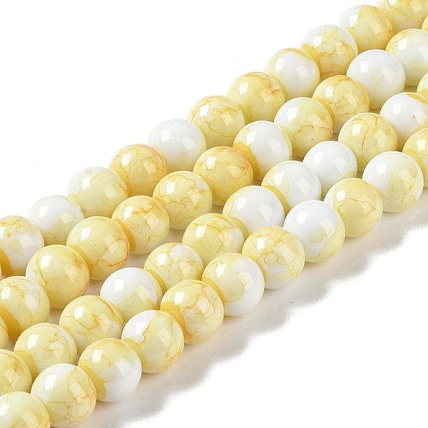 PandaHall Baking Paint Glass Bead Strands, Round, Lemon Chiffon, 10mm, Hole: 1.4mm, about 85~86pcs/strand, 31.10~31.50''(79~80cm) Glass...
PandaHall Baking Paint Glass Bead Strands, Round, Lemon Chiffon, 10mm, Hole: 1.4mm, about 85~86pcs/strand, 31.10~31.50''(79~80cm) Glass...