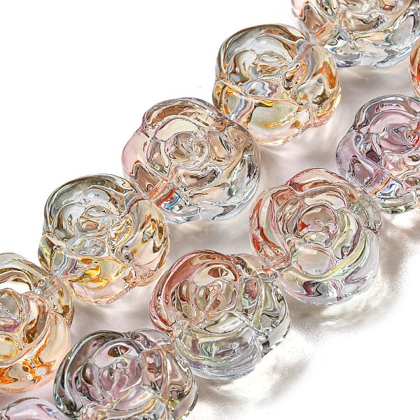 PandaHall Glass Beads Strands, Rose, Misty Rose, 12~12.5x14x8~8.5mm, Hole: 1.2mm, about 57~60pcs/strand, 13.19~13.58''(33.5~34.5cm) Glass...
PandaHall Glass Beads Strands, Rose, Misty Rose, 12~12.5x14x8~8.5mm, Hole: 1.2mm, about 57~60pcs/strand, 13.19~13.58''(33.5~34.5cm) Glass...