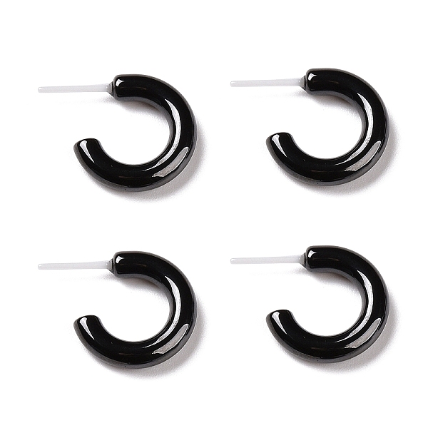 PandaHall Hypoallergenic Bioceramics Zirconia Ceramic Ring Stud Earrings, Half Hoop Earrings, No Fading and Nickel Free, Black...
PandaHall Hypoallergenic Bioceramics Zirconia Ceramic Ring Stud Earrings, Half Hoop Earrings, No Fading and Nickel Free, Black...